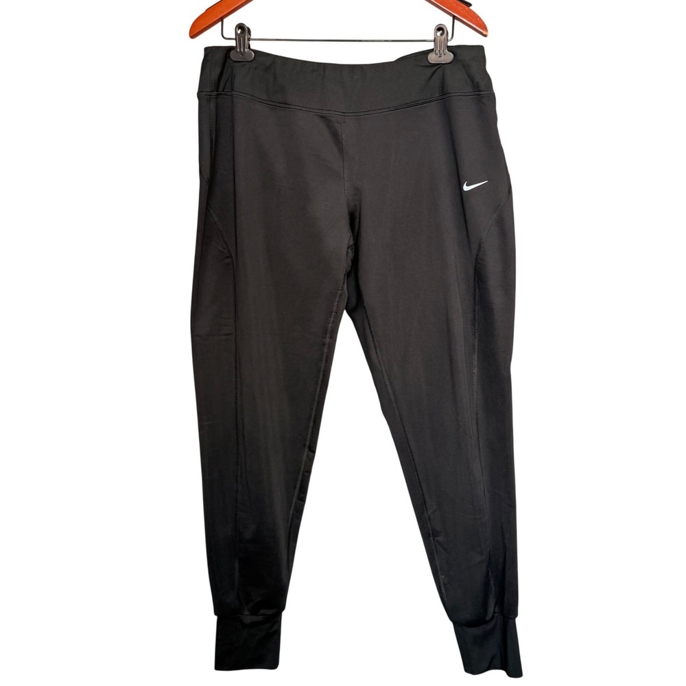 Nike Dri-FIT Thermal Running Pants Women XL Black Jogger 686925-010